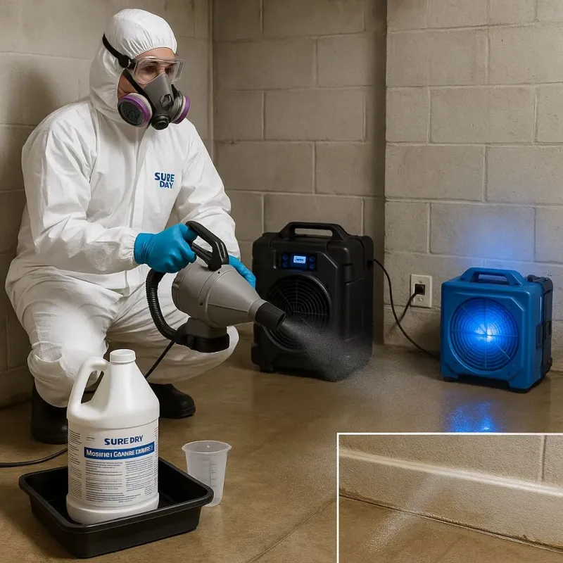 Sanitization and Odor Removal process in Enfield, NH
